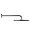 Conjunto de chuveiro Grohe Rainshower Cosmopolitan 310 com braço de parede 380 mm, 1 jato Grafite duro (Grafite brilhante) (2606