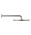 Conjunto de chuveiro Grohe Rainshower Cosmopolitan 310 com braço de parede 380 mm, 1 jato Grafite duro escovado (