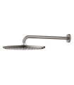 Conjunto de chuveiro Grohe Rainshower Cosmopolitan 310 com braço de parede 380 mm, 1 jato Grafite duro escovado (
