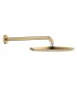 Conjunto de chuveiro Grohe Rainshower Cosmopolitan 310 com braço de parede 380 mm, 1 jato Cool Sunrise (ouro brilhante) (26066GL