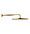 Conjunto de chuveiro Grohe Rainshower Cosmopolitan 310 com braço de parede 380 mm, 1 jato Cool Sunrise (ouro brilhante) (26066GL