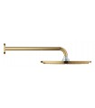 Grohe Rainshower Cosmopolitan 310 Conjunto de ducha con brazo mural 380 mm, 1 chorro Cool sunrise (Oro brillo) (26066GL0)