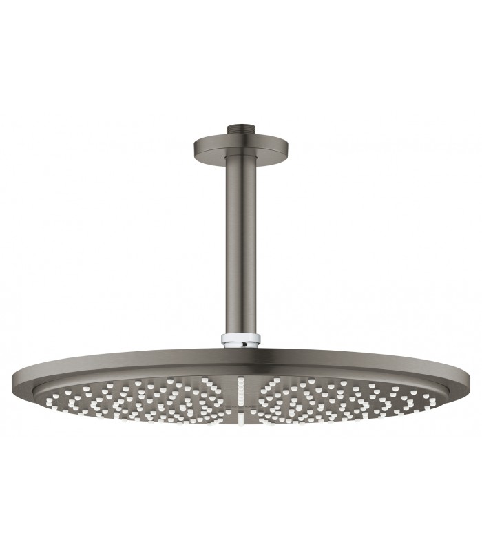 Compra online Chuveiro de teto Grohe Rainshower Cosmopolitan 310 com braço de 142 mm, 1 jato Grafite duro escovado (26067AL0) en oferta al mejor precio