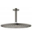 Chuveiro de teto Grohe Rainshower Cosmopolitan 310 com braço de 142 mm, 1 jato Grafite duro escovado (26067AL0)