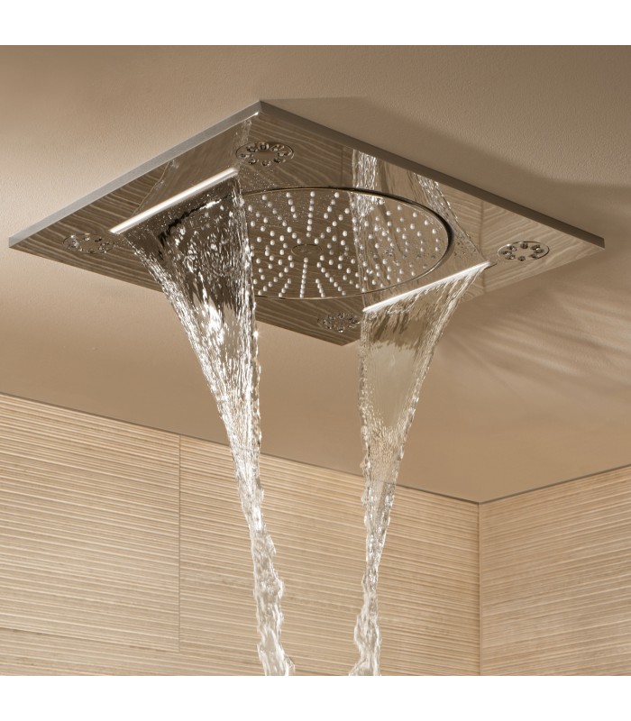 Compra online Grohe Rainshower F-Series 15" Ducha de techo con 3 chorros Cromo (27939001) en oferta al mejor precio