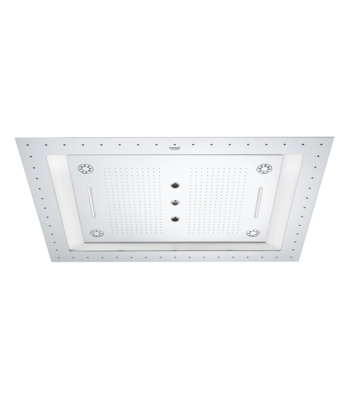 Compra online Grohe Rainshower F-Series 40" AquaSymphony Ducha de techo 6+ con luz Cromo (26373001) en oferta al mejor precio