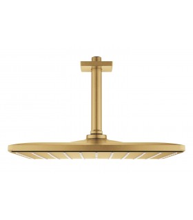 Chuveiro de teto Grohe Rainshower Mono 310 Cube com braço 142 mm, 1 jato Escovado cool sunrise (Ouro escovado) (26566GN0)