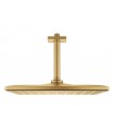 Grohe Rainshower Mono 310 Cube Ducha de techo con brazo 142 mm, 1 chorro Brushed cool sunrise (Oro cepillado) (26566GN0)