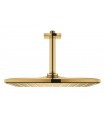 Chuveiro de teto Grohe Rainshower Mono 310 Cube com braço 142 mm, 1 jato Cool Sunrise (ouro brilhante) (26566GL0)