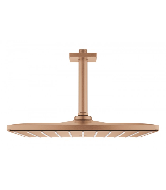 Compra online Grohe Rainshower Mono 310 Cube Ducha de techo con brazo 142 mm, 1 chorro Brushed warm sunset (Cobre cepillado) (26566DL0) en oferta al mejor precio