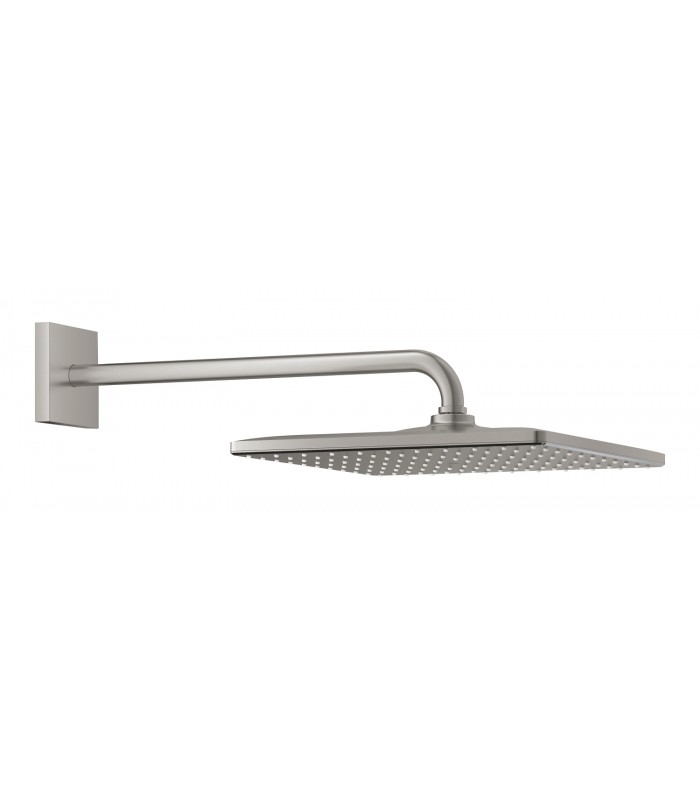 Compra online Grohe Rainshower Mono 310 Cube Ducha mural con brazo 422 mm, 1 chorro Supersteel (26564DC0) en oferta al mejor precio