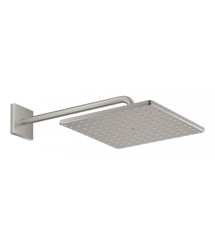 Compra online Grohe Rainshower Mono 310 Cube Ducha mural con brazo 422 mm, 1 chorro Supersteel (26564DC0) en oferta al mejor precio
