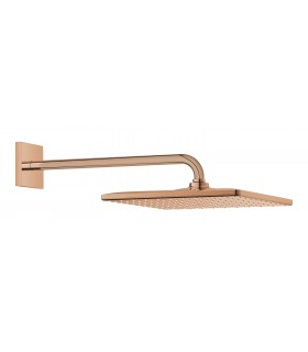 Grohe Rainshower Mono 310 Cube Ducha mural con brazo 422 mm, 1 chorro Warm sunset (Cobre brillo) (26564DA0)