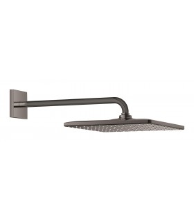Grohe Rainshower Mono 310 Cube Chuveiro de parede com braço 422 mm, 1 jato Grafite duro (Grafite brilhante) (26564A00)
