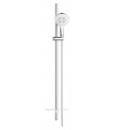 Grohe Rainshower SmartActive 130 Conjunto de chuveiro com barra 3 jatos branco lua (26579LS0)