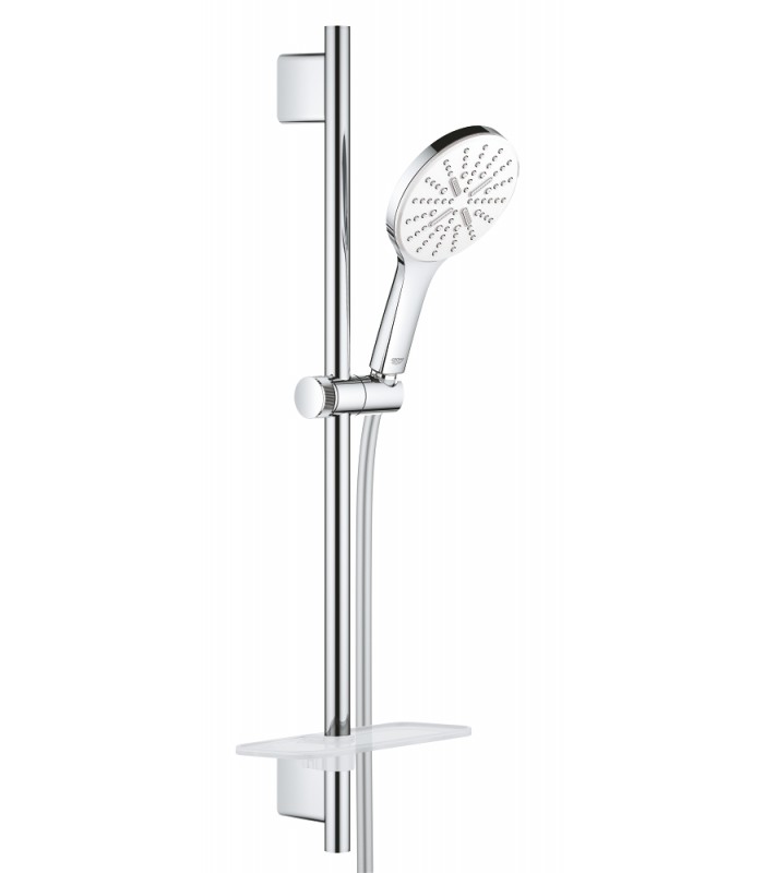 Compra online Grohe Rainshower SmartActive 130 Conjunto de ducha con barra 3 chorros moon white (26577LS0) en oferta al mejor precio