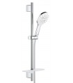 Grohe Rainshower SmartActive 130 Conjunto de ducha con barra 3 chorros moon white (26577LS0)