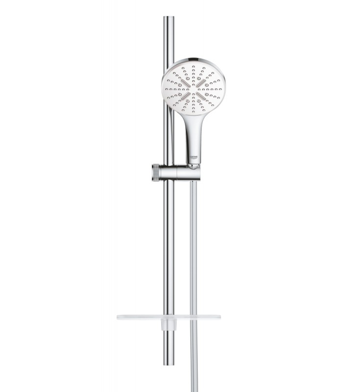 Compra online Grohe Rainshower SmartActive 130 Conjunto de ducha con barra 3 chorros moon white (26577LS0) en oferta al mejor precio