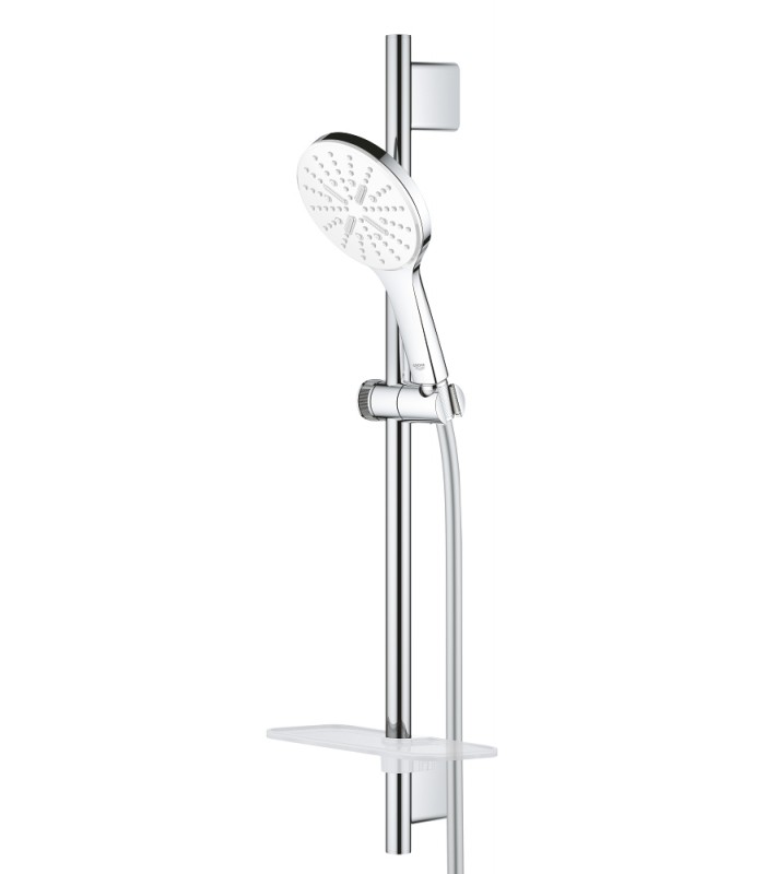 Compra online Grohe Rainshower SmartActive 130 Conjunto de ducha con barra 3 chorros moon white (26577LS0) en oferta al mejor precio