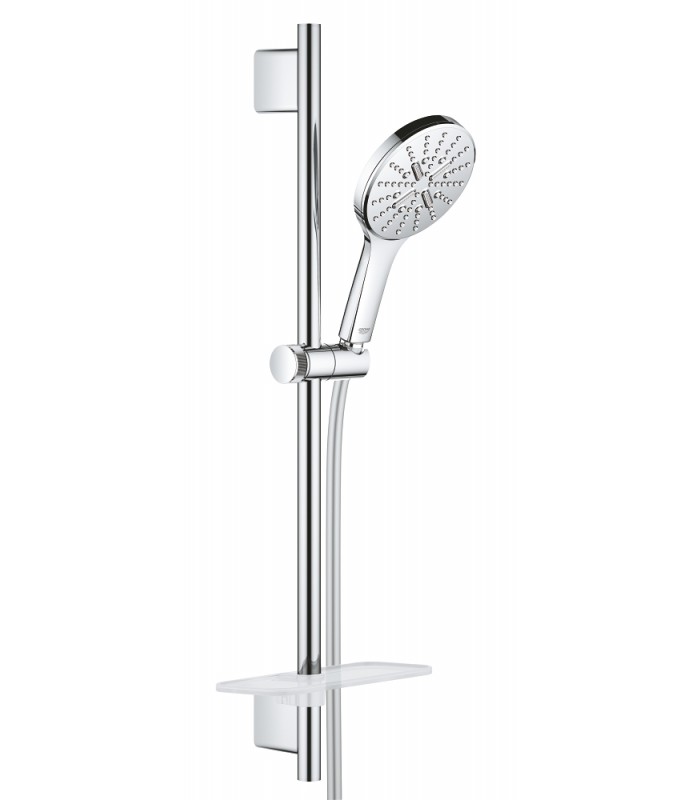Compra online Grohe Rainshower SmartActive 130 Conjunto de chuveiro com barra 3 jatos Cromado (26575000) en oferta al mejor precio
