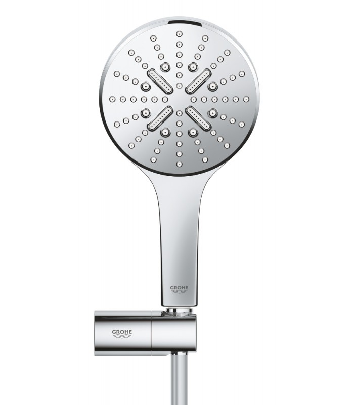 Compra online Grohe Rainshower SmartActive 130 Conjunto de chuveiro com suporte 3 jatos cromado (26580000) en oferta al mejor precio