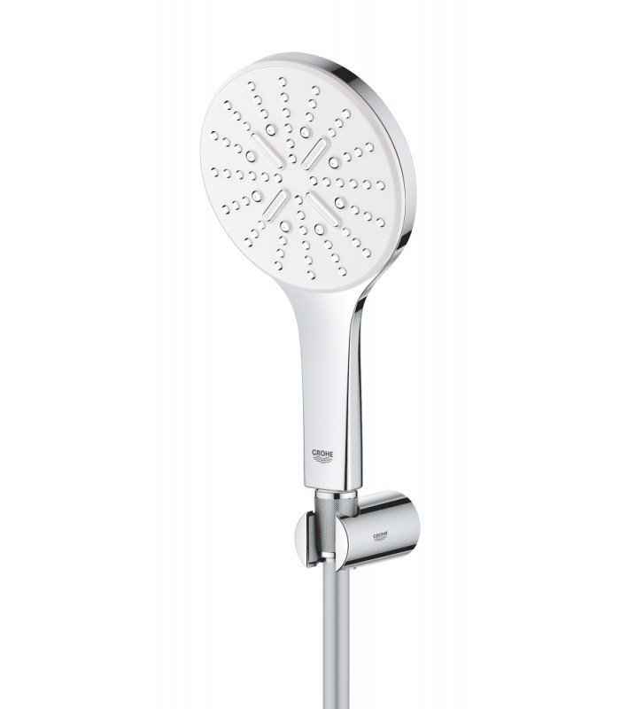 Compra online Grohe Rainshower SmartActive 130 Conjunto de ducha con soporte 3 chorros moon white (26581LS0) en oferta al mejor precio