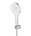 Grohe Rainshower SmartActive 130 Conjunto de chuveiro com suporte 3 jatos branco lua (26581LS0)