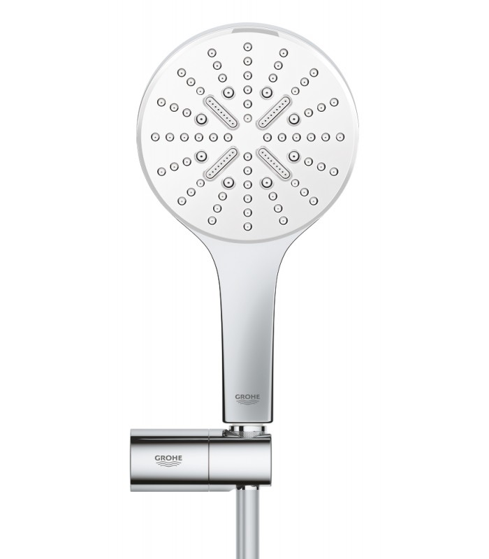 Compra online Grohe Rainshower SmartActive 130 Conjunto de ducha con soporte 3 chorros moon white (26580LS0) en oferta al mejor precio