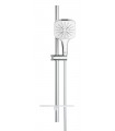 Grohe Rainshower SmartActive 130 Cube Shower set com barra 3 jatos branco lua (26584LS0)