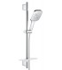 Grohe Rainshower SmartActive 130 Cube Conjunto de ducha con barra 3 chorros Cromo (26584000)