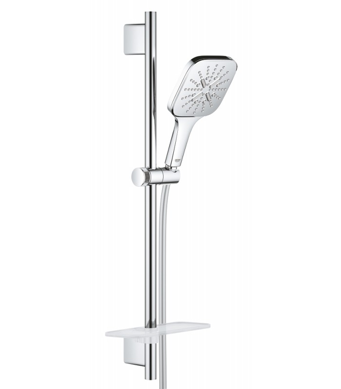 Compra online Grohe Rainshower SmartActive 130 Cube Conjunto de ducha con barra 3 chorros Cromo (26584000) en oferta al mejor precio