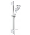 Grohe Rainshower SmartActive 130 Cube Conjunto de chuveiro com barra 3 jatos cromado (26585000)