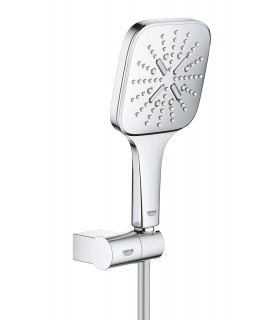 Grohe Rainshower SmartActive 130 Cube Shower set com suporte 3 jatos cromado (26588000)