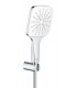 Grohe Rainshower SmartActive 130 Cube Shower set com suporte 3 jatos branco lua (26589LS0)
