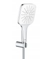 Grohe Rainshower SmartActive 130 Cube Conjunto de ducha con soporte 3 chorros moon white (26589LS0)