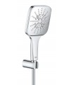 Grohe Rainshower SmartActive 130 Cube Conjunto de chuveiro com suporte 3 jatos cromado (26589000)