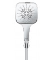 Grohe Rainshower SmartActive 130 Cube Conjunto de chuveiro com suporte 3 jatos cromado (26589000)