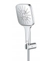Grohe Rainshower SmartActive 130 Cube Conjunto de chuveiro com suporte 3 jatos cromado (26589000)