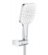 Grohe Rainshower SmartActive 130 Cube Conjunto de ducha con soporte 3 chorros moon white (26588LS0)