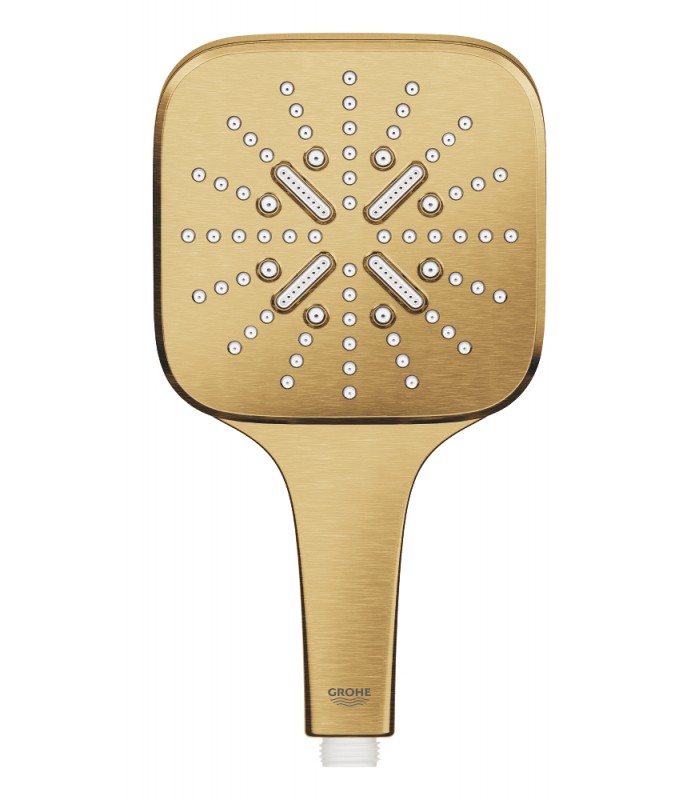 Compra online Grohe Rainshower SmartActive 130 Cube Chuveiro de mão 3 jatos Escovado cool sunrise (Ouro escovado) (26582GN0) en oferta al mejor precio