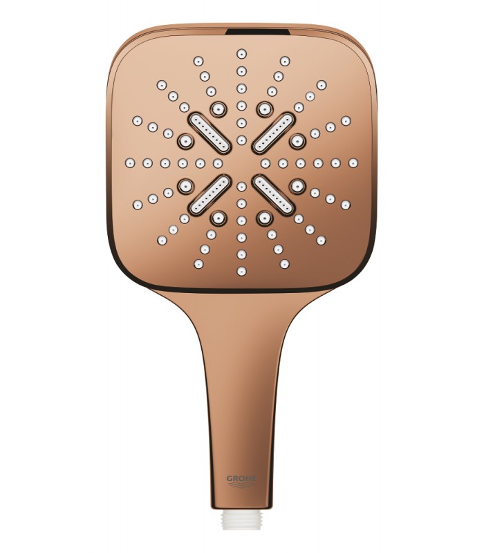 Compra online Grohe Rainshower SmartActive 130 Cube Chuveiro de mão 3 jatos Pôr do sol quente (cobre brilhante) (26582DA0) en oferta al mejor precio