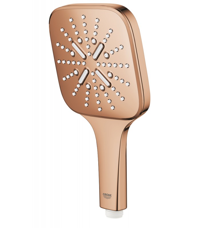 Compra online Grohe Rainshower SmartActive 130 Cube Teleducha 3 chorros Warm sunset (Cobre brillo) (26582DA0) en oferta al mejor precio