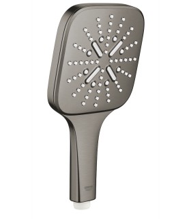 Grohe Rainshower SmartActive 130 Cube Teleducha 3 chorros Brushed hard graphite (Grafito cepillado) (26582AL0)