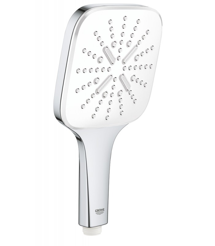 Compra online Grohe Rainshower SmartActive 130 Cube Teleducha 3 chorros moon white (26582LS0) en oferta al mejor precio