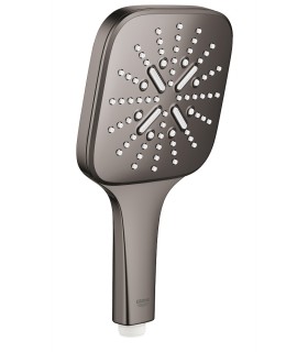 Grohe Rainshower SmartActive 130 Cube Teleducha 3 chorros Hard graphite (Grafito brillo) (26582A00)