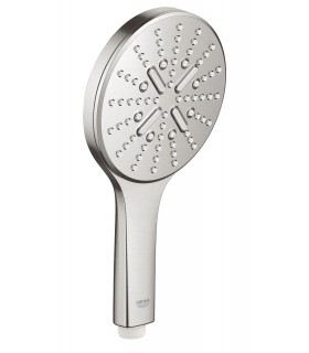 Grohe Rainshower SmartActive 130 Teleducha 3 chorros Supersteel (26574DC0)