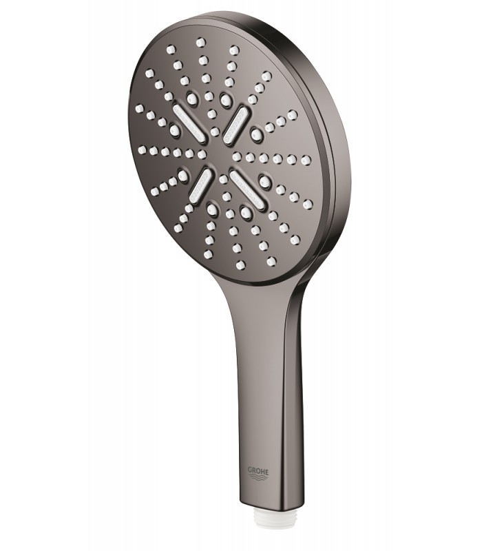 Compra online Grohe Rainshower SmartActive 130 Teleducha 3 chorros Hard graphite (Grafito brillo) (26574A00) en oferta al mejor precio
