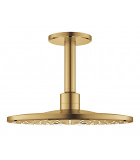 Grohe Rainshower SmartActive 310 Conjunto de ducha de techo con brazo 142 mm, 2 chorros Brushed cool sunrise (Oro cepillado) (26