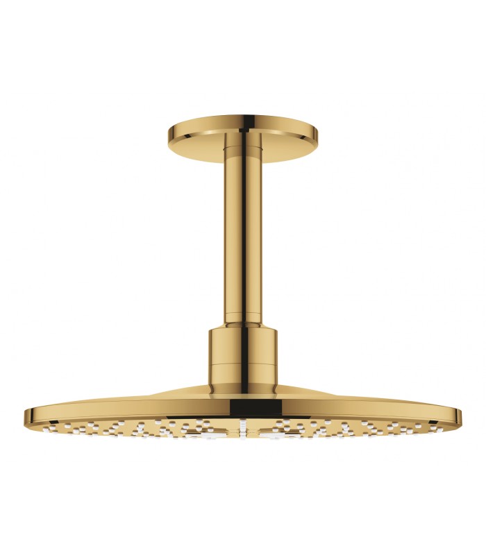 Compra online Grohe Rainshower SmartActive 310 Conjunto de ducha de techo con brazo 142 mm, 2 chorros Cool sunrise (Oro brillo) (26477GL0) en oferta al mejor precio