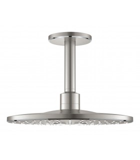 Grohe Rainshower SmartActive 310 Conjunto de ducha de techo con brazo 142 mm, 2 chorros Supersteel (26477DC0)